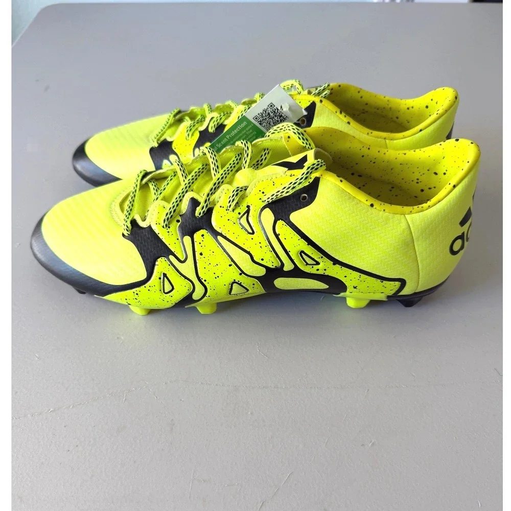 Adidas X 15.3 FG AG Soccer Cleats Solar Yellow Black Mens 8 B27001